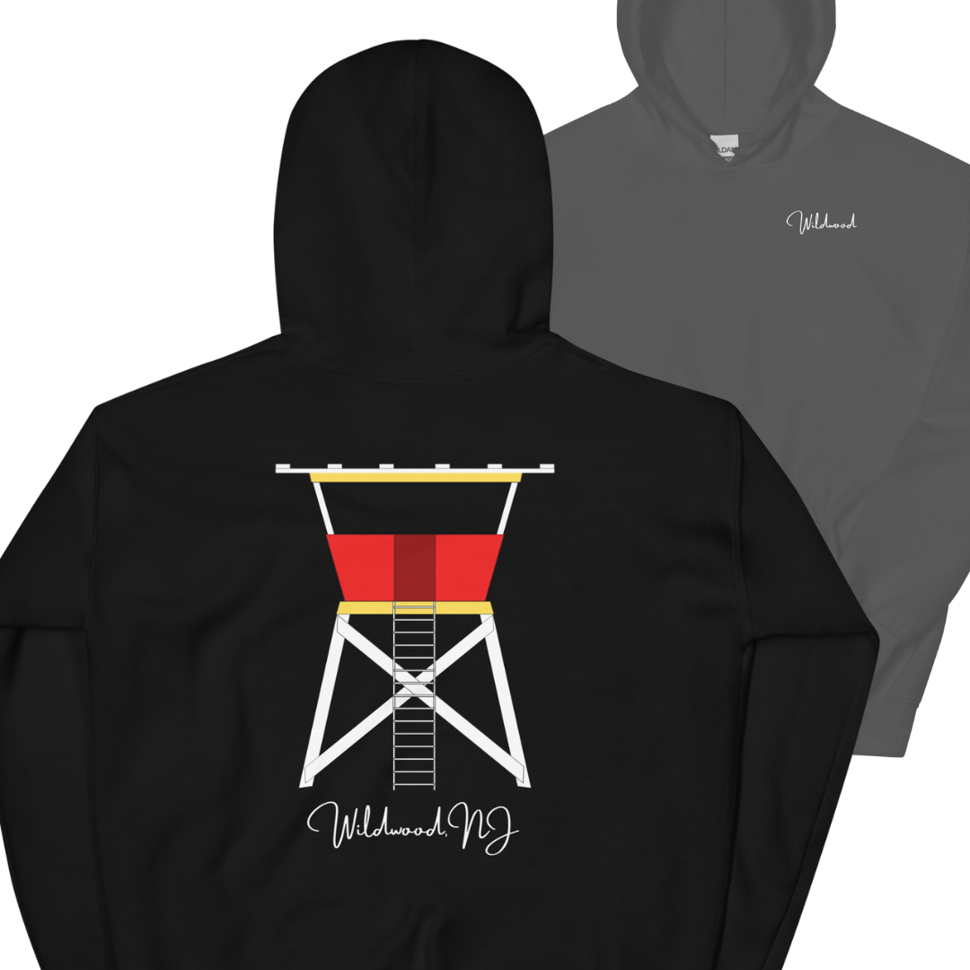 Wildwood Lifeguard Stand Unisex Hoodie