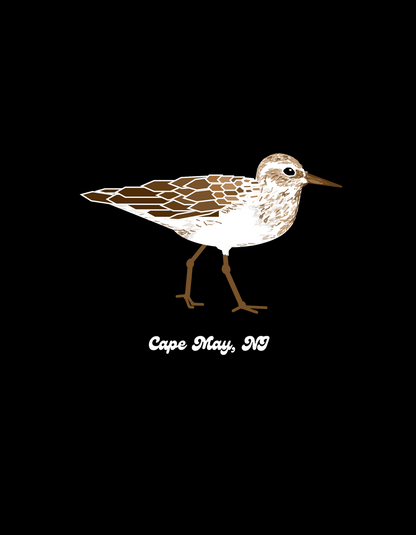 Cape May Sandpiper Large organic tote bag