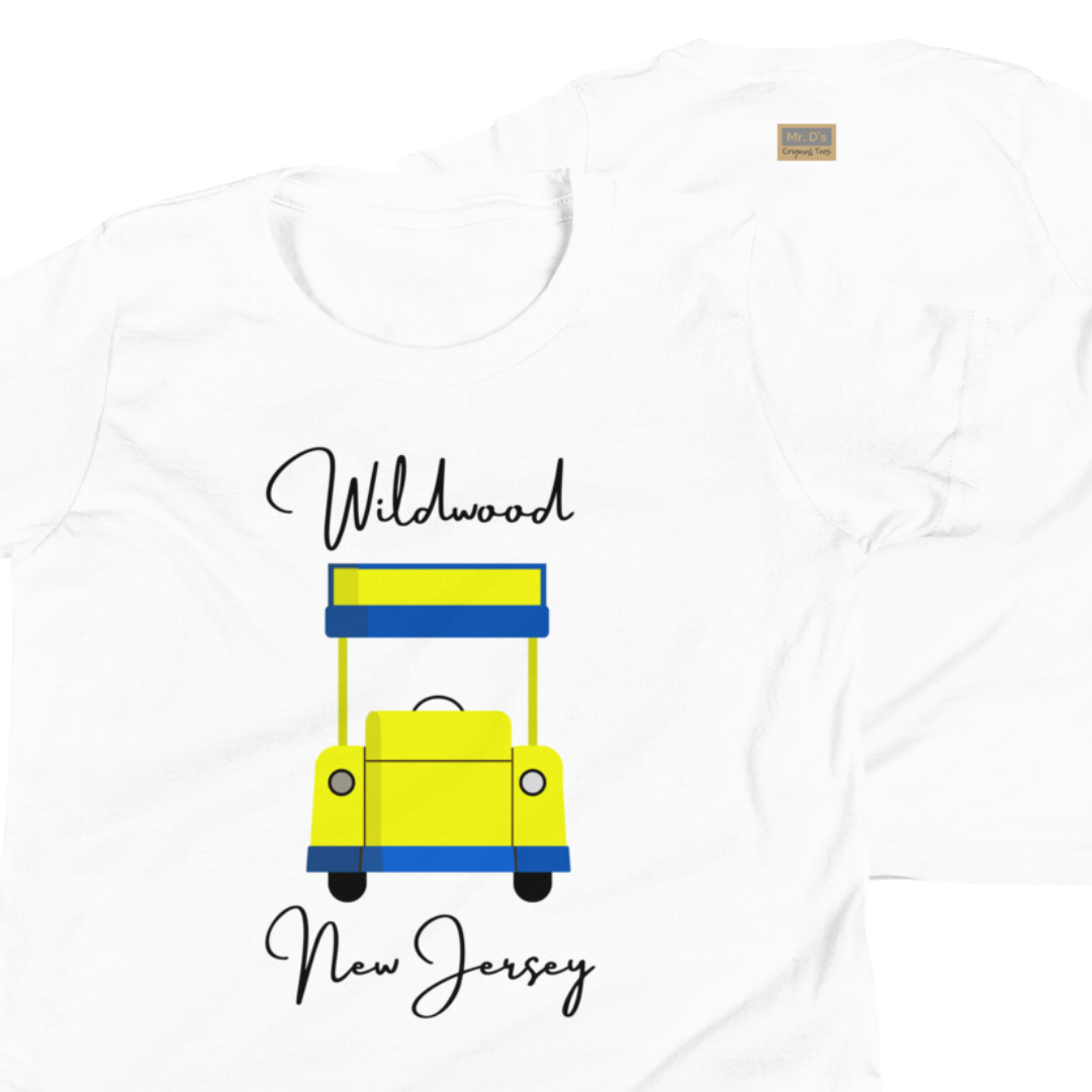 Wildwood Tram Car Youth Short Sleeve T-Shirt