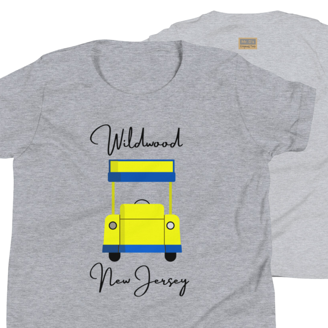 Wildwood Tram Car Youth Short Sleeve T-Shirt