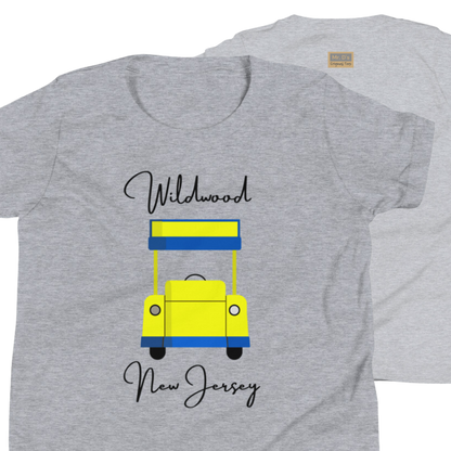 Wildwood Tram Car Youth Short Sleeve T-Shirt