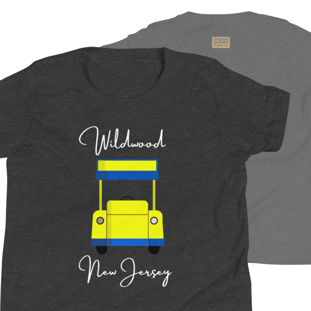 Wildwood Tram Car Youth Short Sleeve T-Shirt