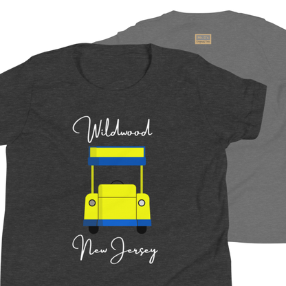 Wildwood Tram Car Youth Short Sleeve T-Shirt