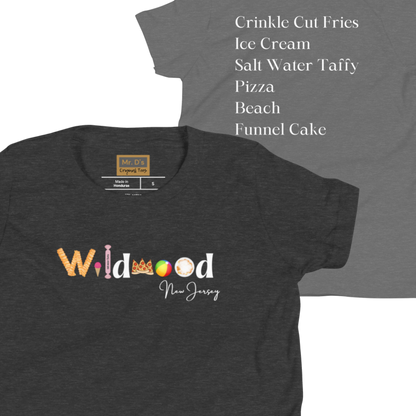 Wildwood Crinkle Cut Fries Youth Short Sleeve T-Shirt