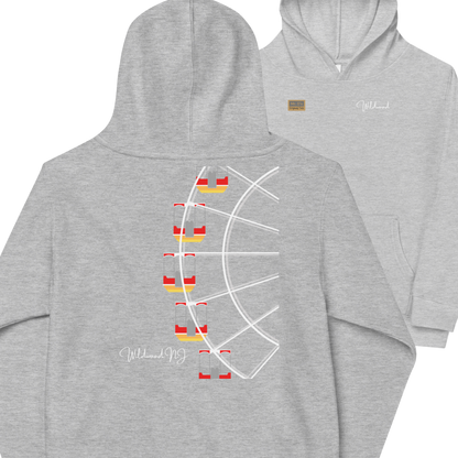 Wildwood Ferris Wheel Kids fleece hoodie