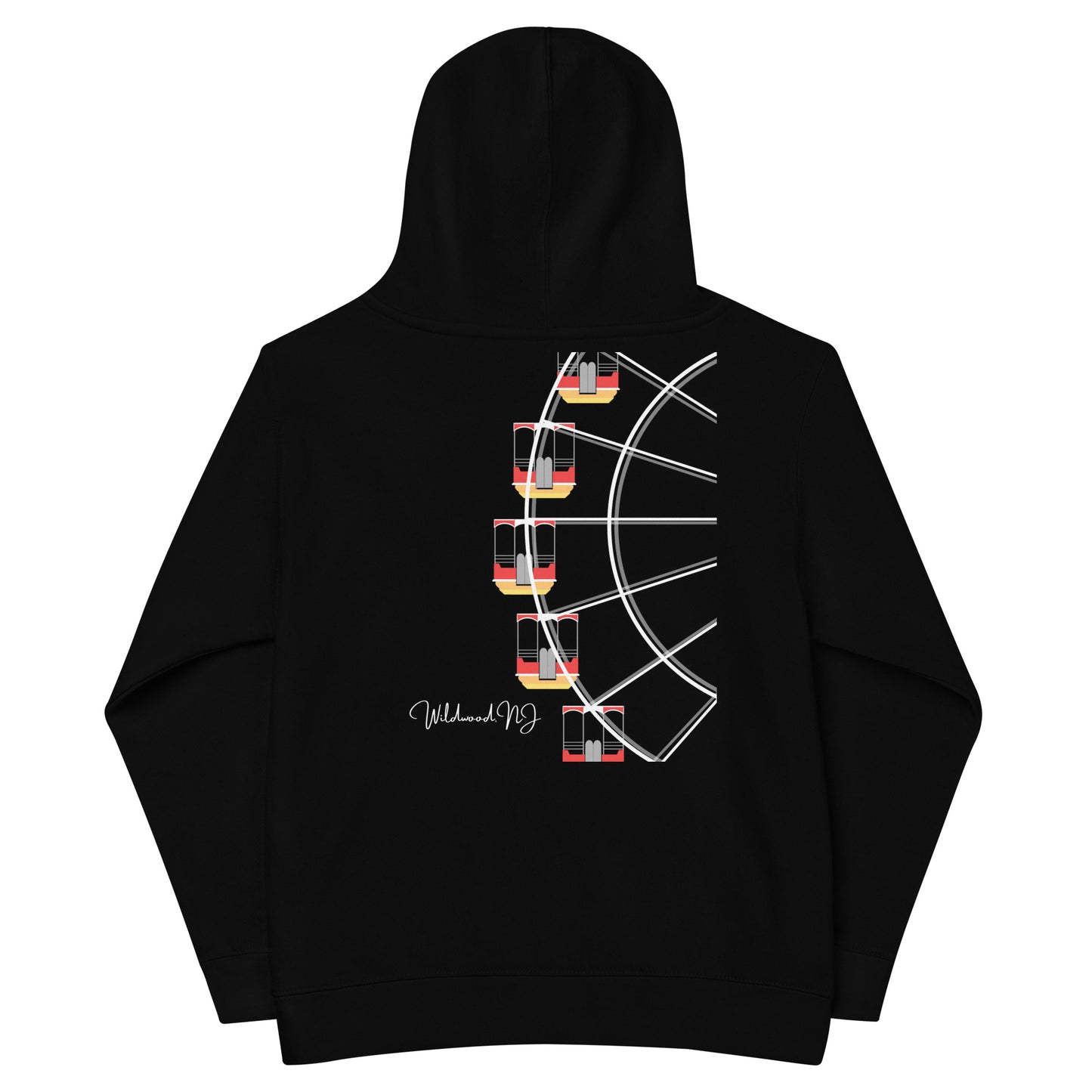 Wildwood Ferris Wheel Kids fleece hoodie