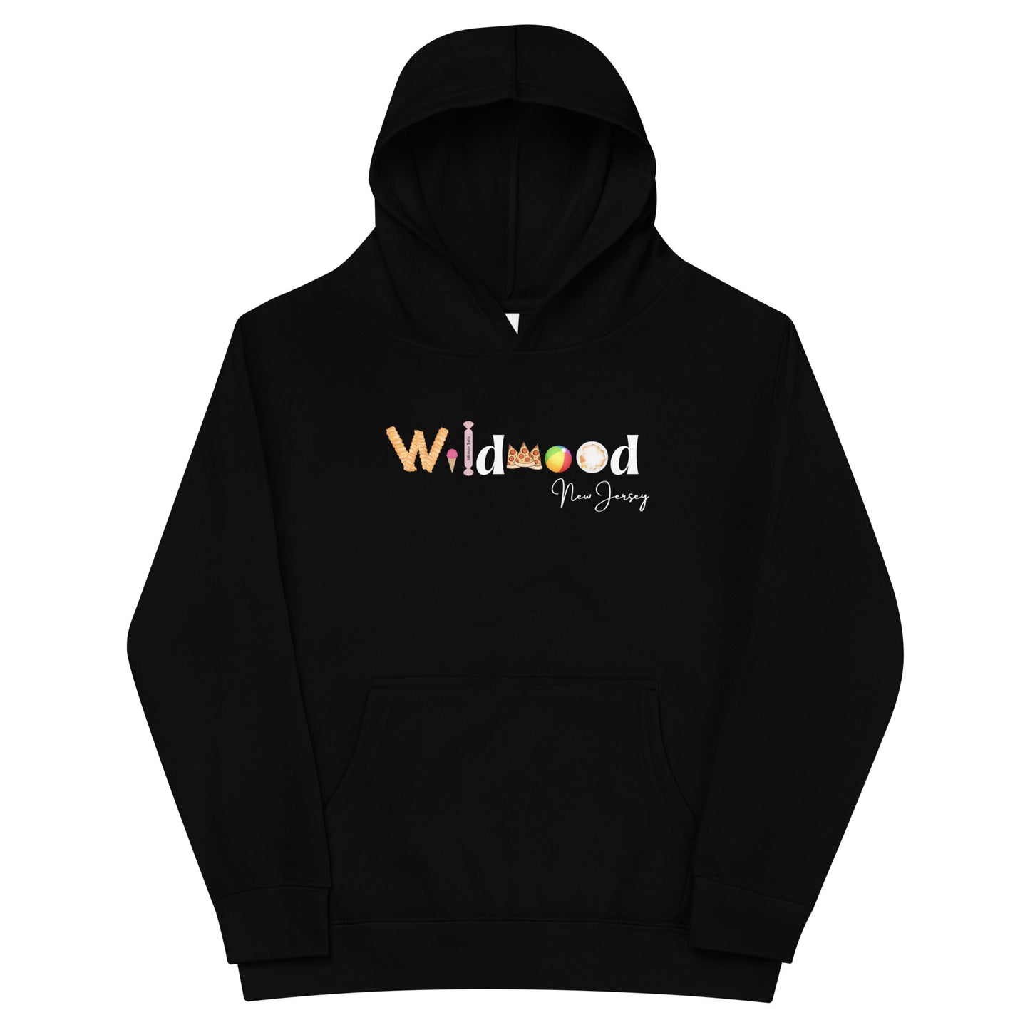 Wildwood Crinkle Cut Fries Kids fleece hoodie