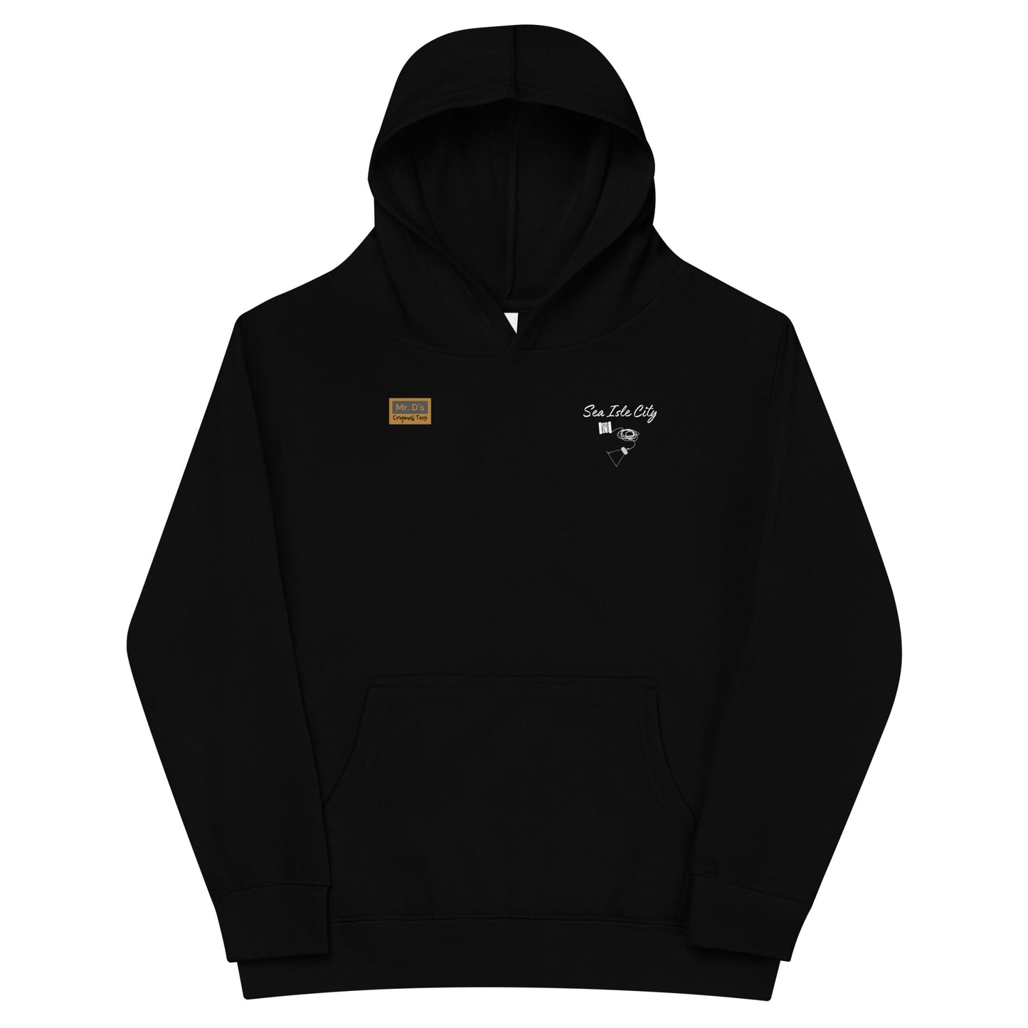 Sea isle City Chicken Bait Kids fleece hoodie