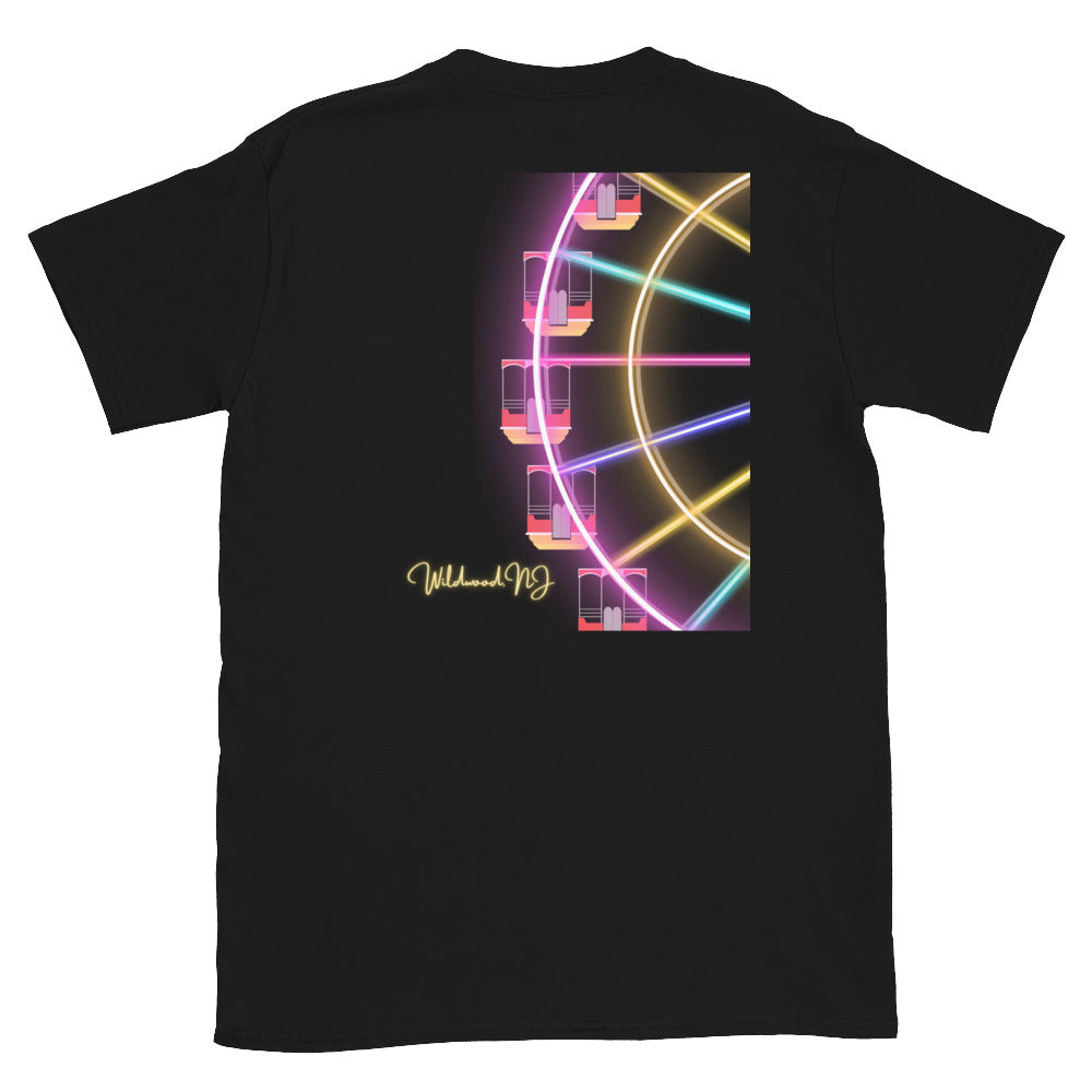 Neon Wildwood Ferris Wheel Unisex T-Shirt