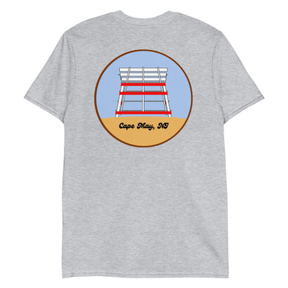 Poverty Beach Lifeguard Stand Tee