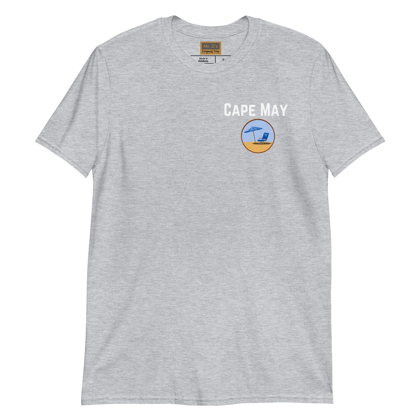 Cape May Beach Tag Short-Sleeve Unisex T-Shirt