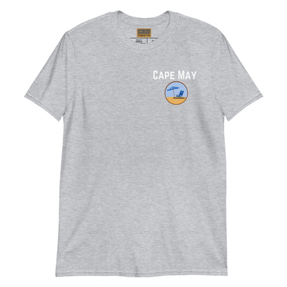 Cape May Beach Tag Short-Sleeve Unisex T-Shirt