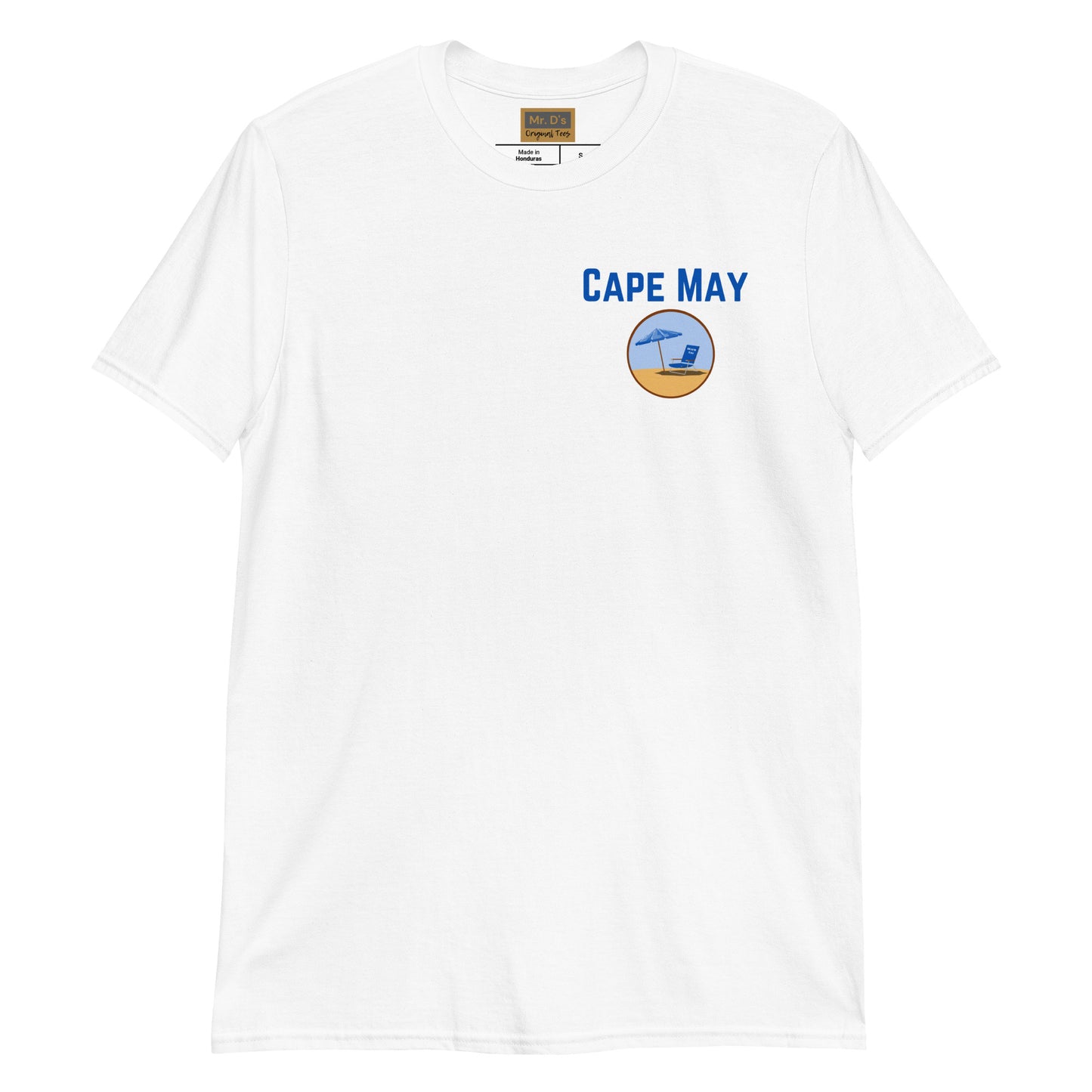 Cape May Beach Tag Short-Sleeve Unisex T-Shirt