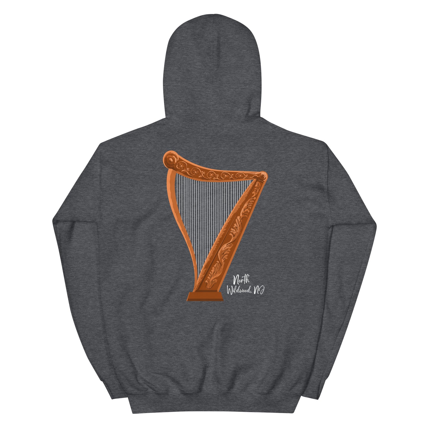 North Wildwood Harp Unisex Hoodie