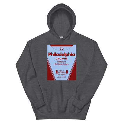 Philadelphia Crowns Mike Schmidt Stats Unisex Hoodie