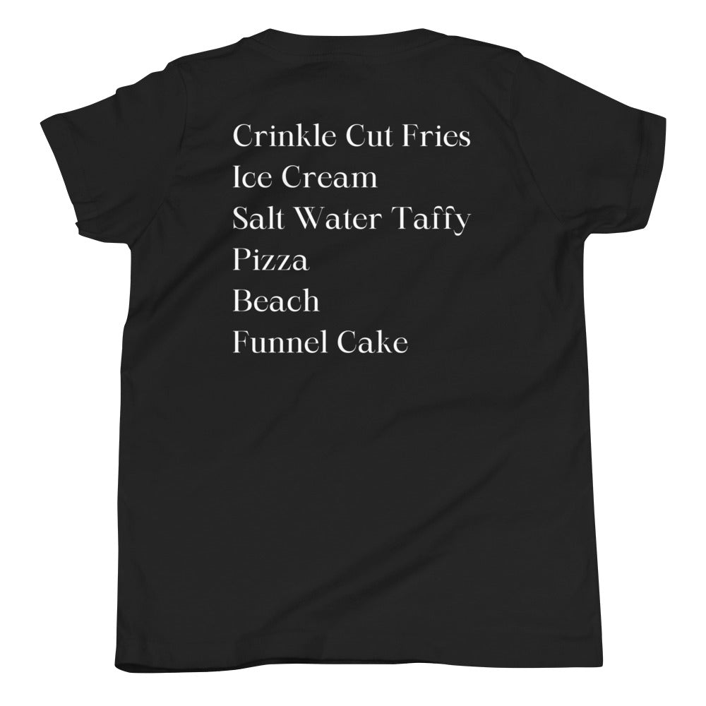 Wildwood Crinkle Cut Fries Youth Short Sleeve T-Shirt