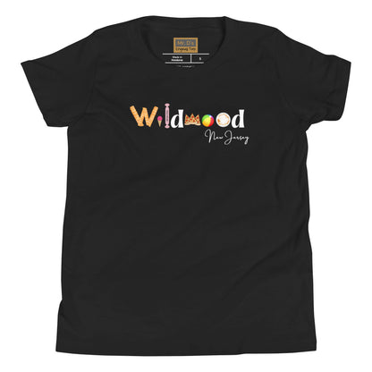 Wildwood Crinkle Cut Fries Youth Short Sleeve T-Shirt