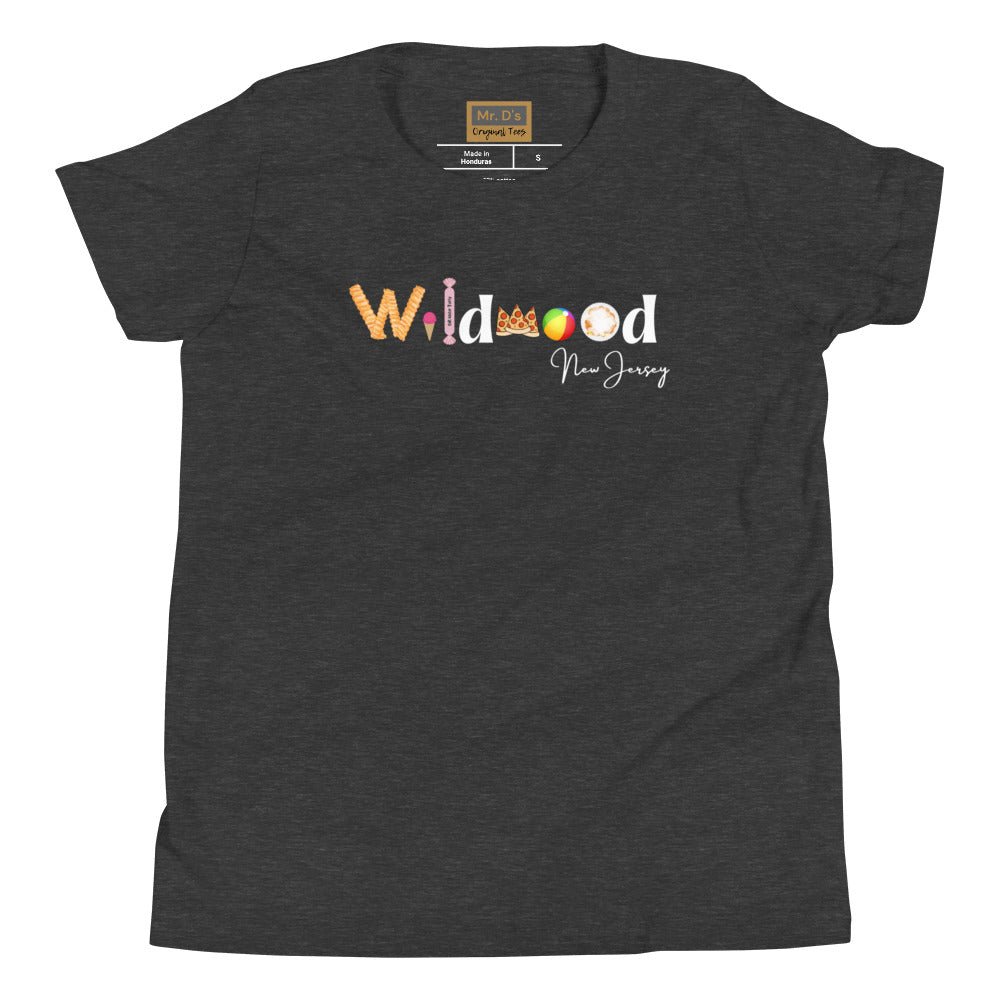 Wildwood Crinkle Cut Fries Youth Short Sleeve T-Shirt